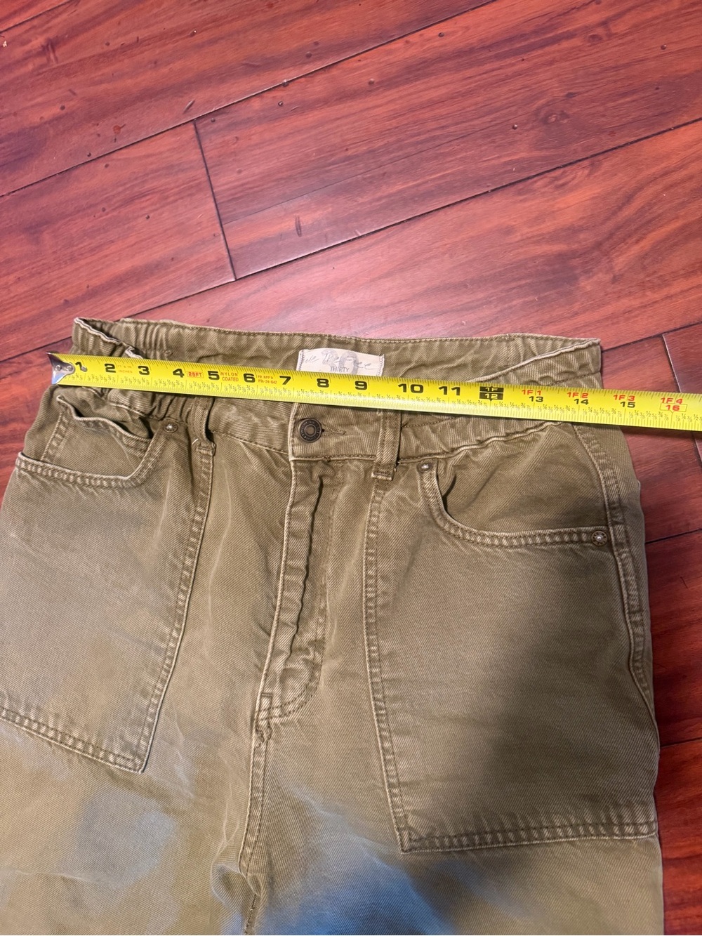 We The Free Olive Green Cargo Pants - Picture 9 of 9